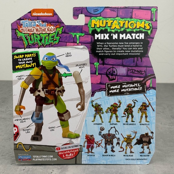 Tales of time Teenage Mutant Ninja Turtles Mutation Mix & Match Raphael New - Picture 2 of 2